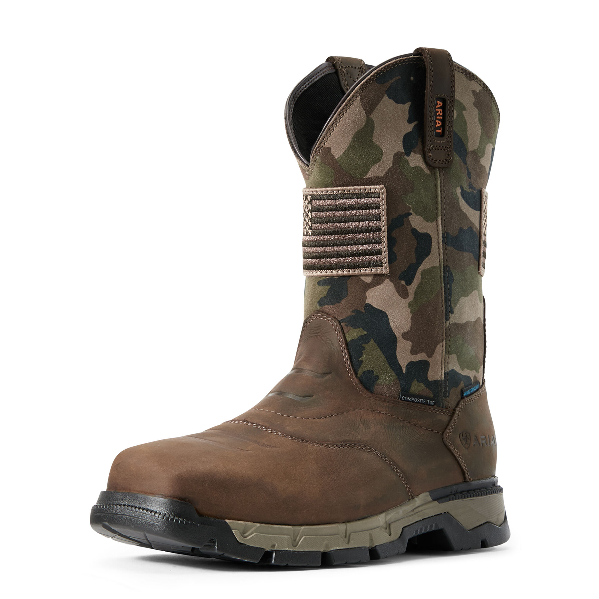 Buy Rebar Flex Patriot Waterproof Composite Toe Work Boot Ariat