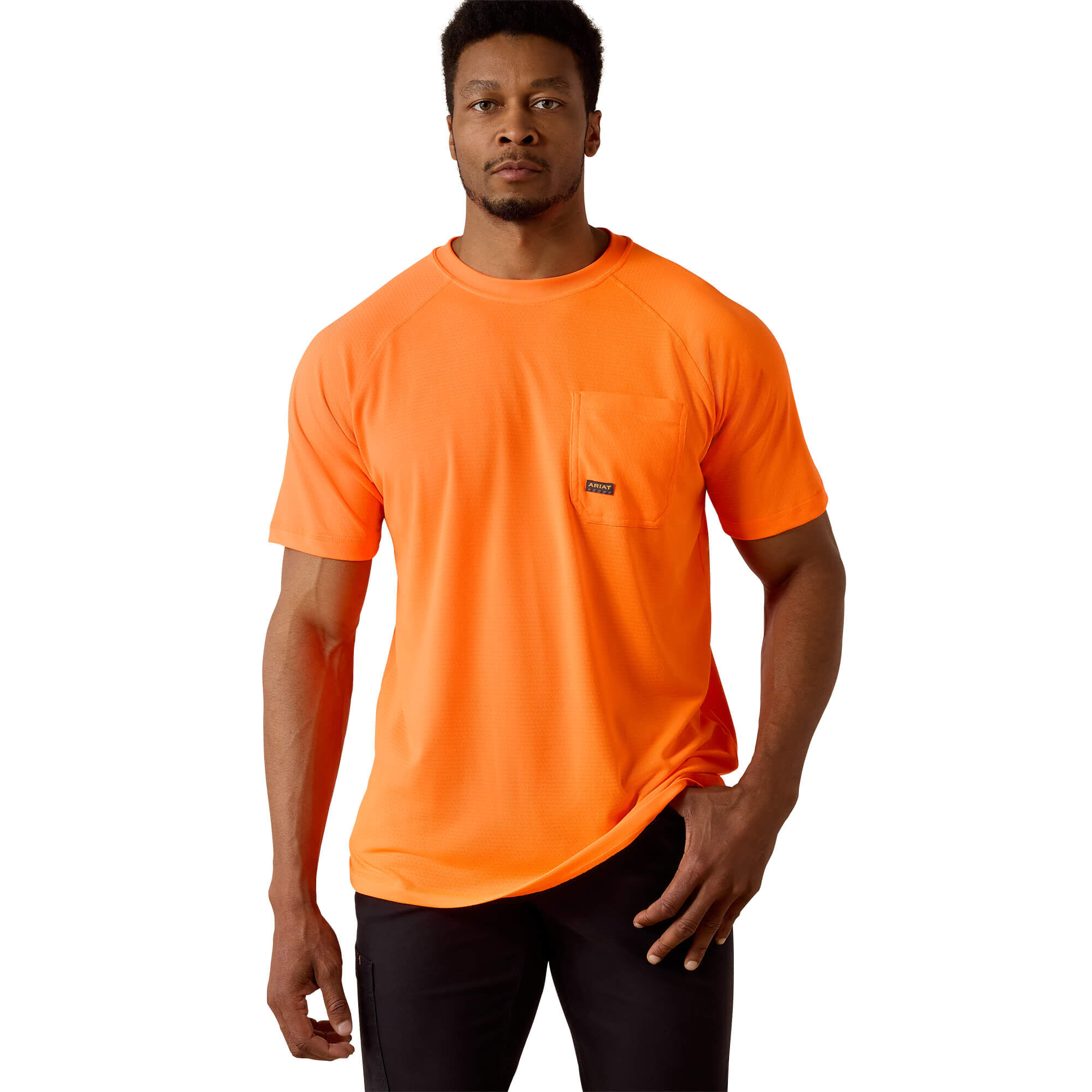 Ariat Mens 10031036 Non FR Rebar Khaki Heat Fighter T-Shirt | Product Details | | MY FR STORE