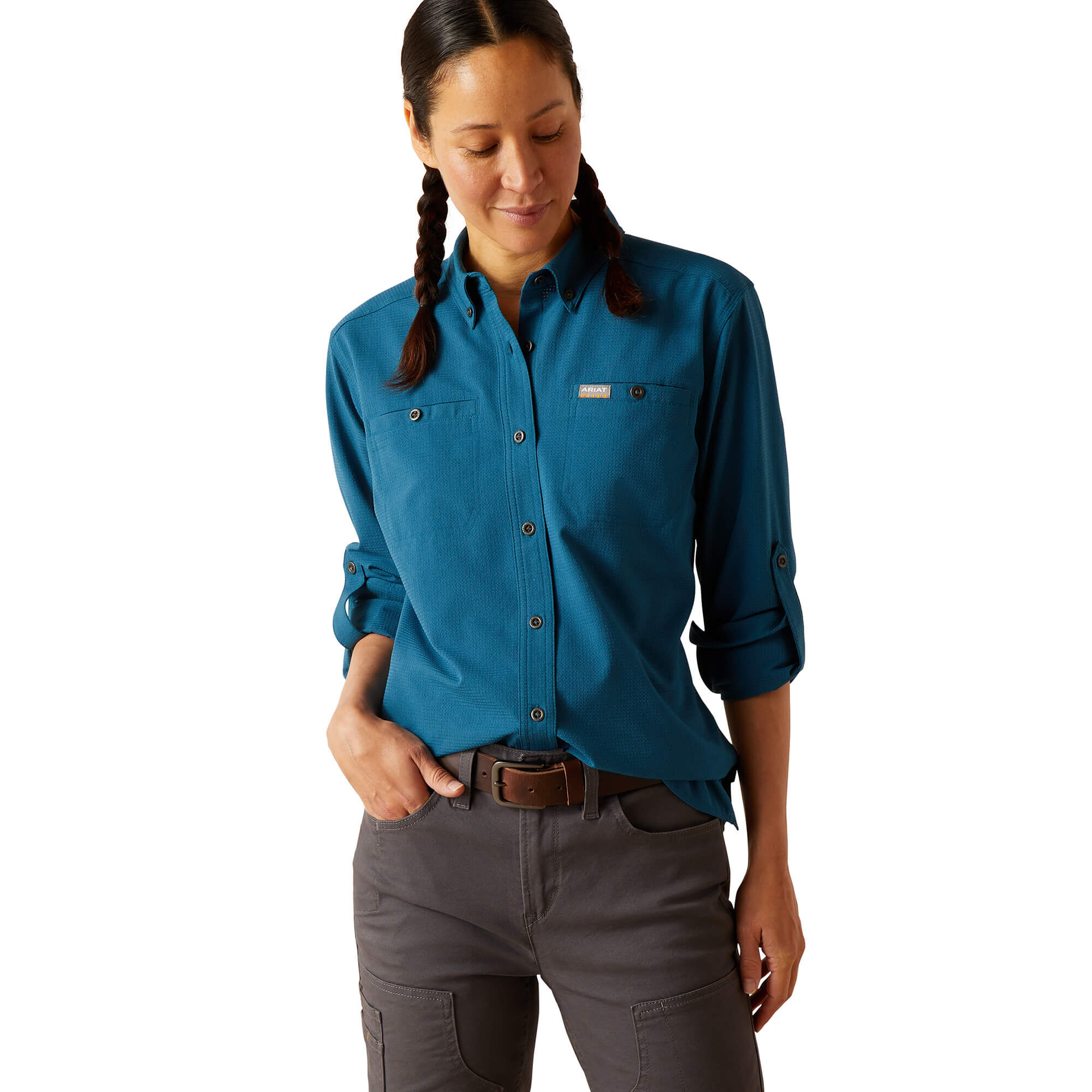 Ariat Shirt Buy Ariat Women's Rebar Made Tough Venttek Durastretch
