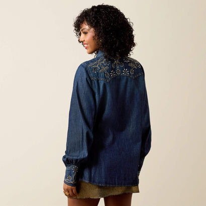Embellished Blouson Shirt Back