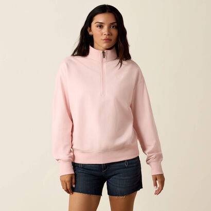 Holiday 1/2 Zip Sweatshirt Front