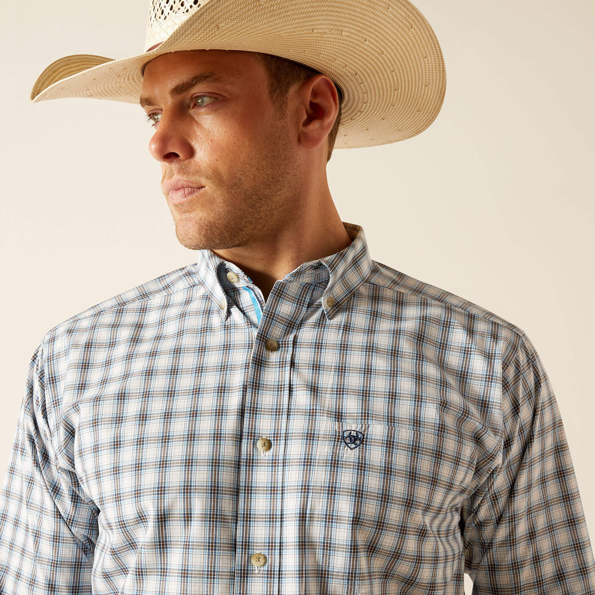 Ariat Herren Hemd Broderick Classic Fit – Robustes Freizeithemd Mit Druckknopfleiste