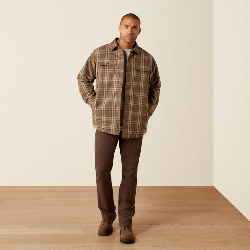 Rebar Flannel Insulated Shirt Jacket Full
