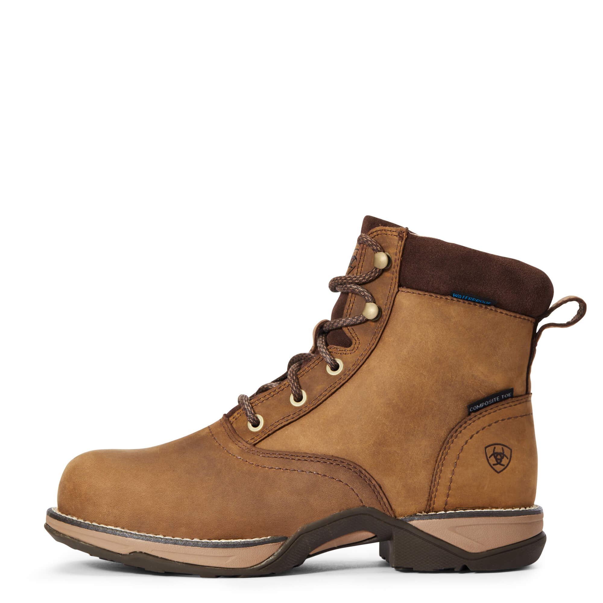 ariat round toe work boots