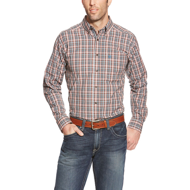 Miles LS Ftd Perf Fitted Shirt | Ariat