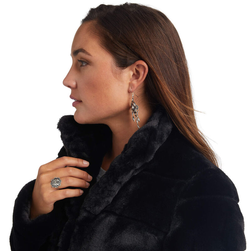 Ladies Night Faux Fur Coat