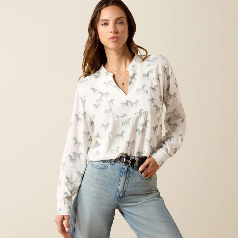 Thornbeck Blouse Front