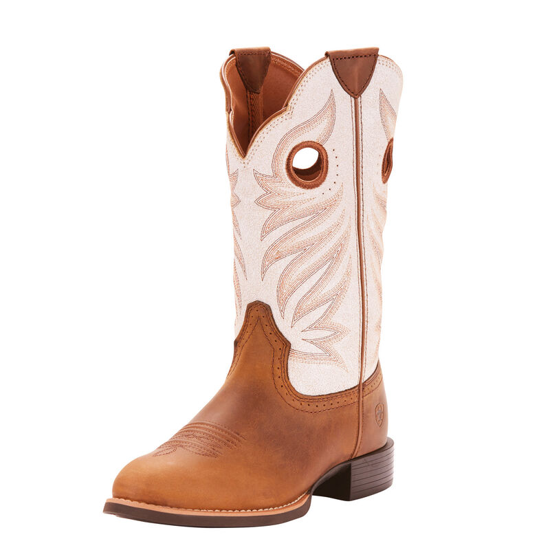 Round Up Stockman Western Boot