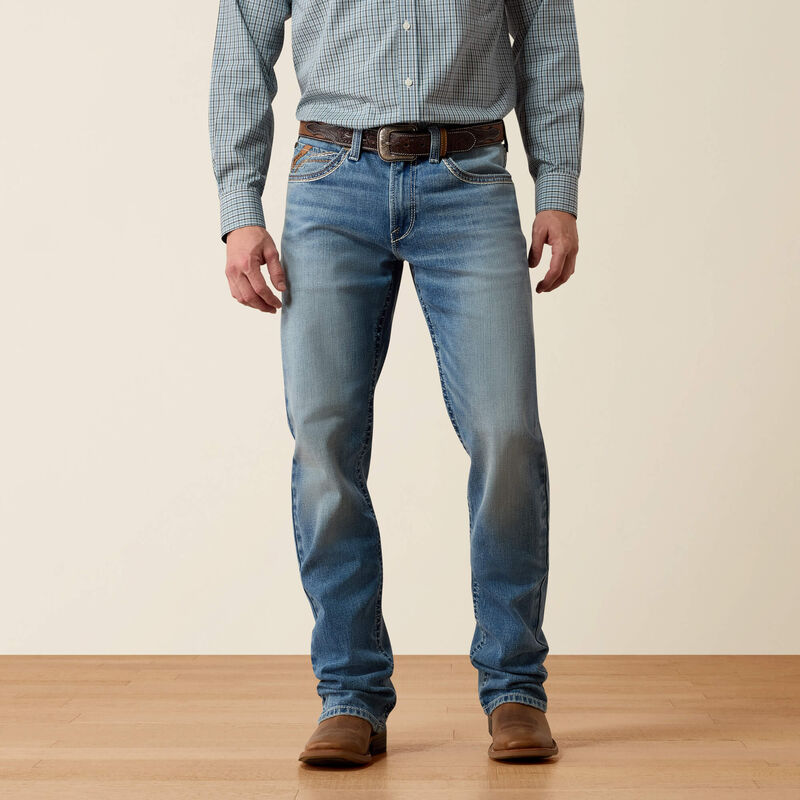 M2 Traditional Relaxed Marlon Boot Cut Jeans Front