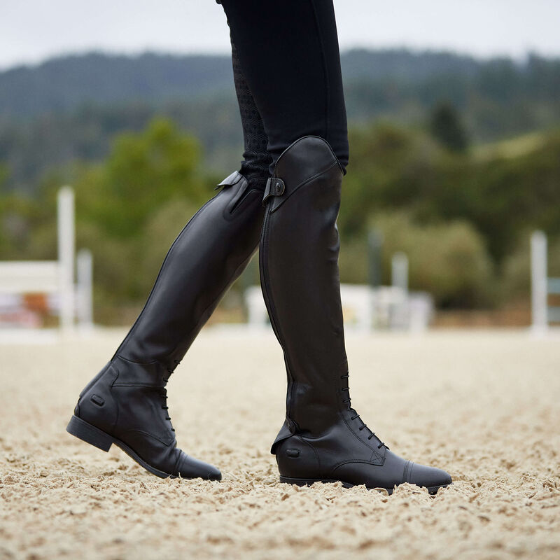 Leather riding boots