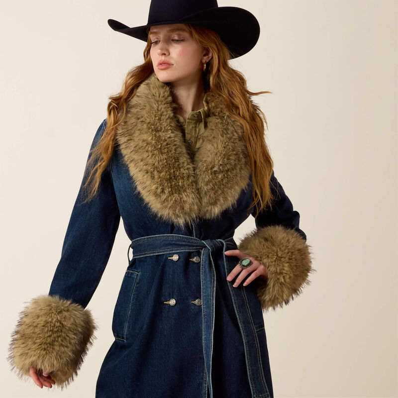 Denim Trench Coat 03
