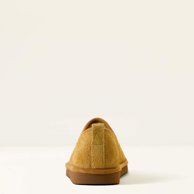 Rough Out Lasso Square Toe Slipper Heel