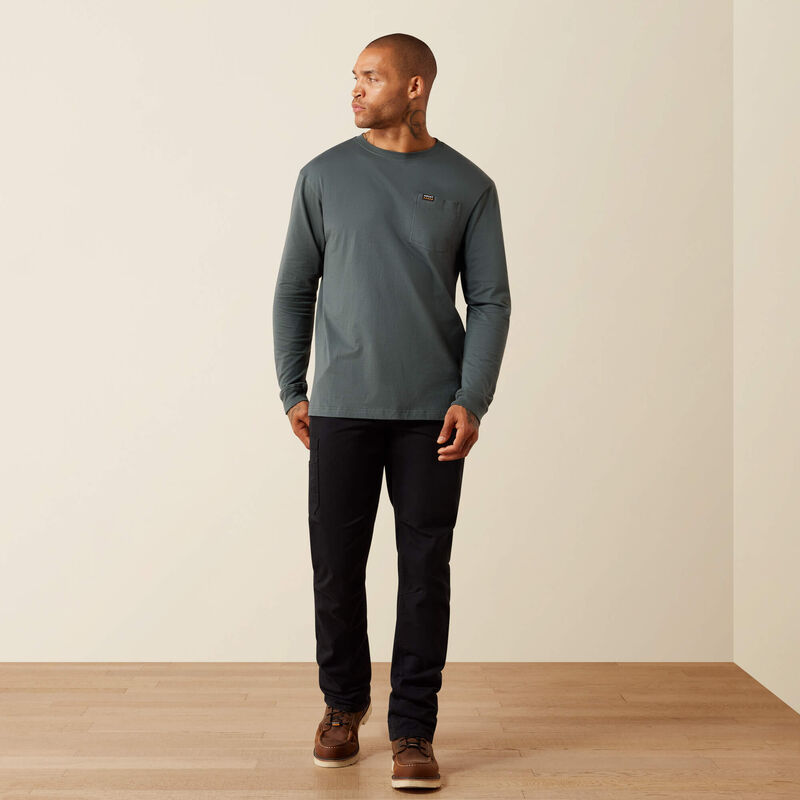 Rebar Cotton Strong Standard Logo Pocket T-Shirt Full