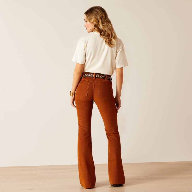 Perfect Rise Stretch Corduroy Flare Jean