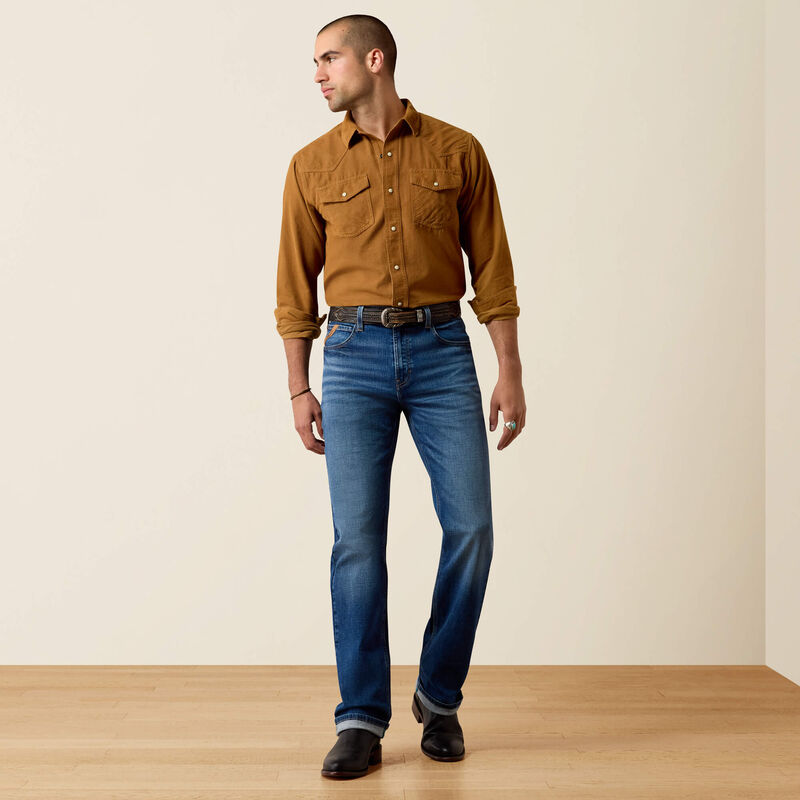 M7 Slim Grizzly Classic Rise Straight Leg Jeans Full