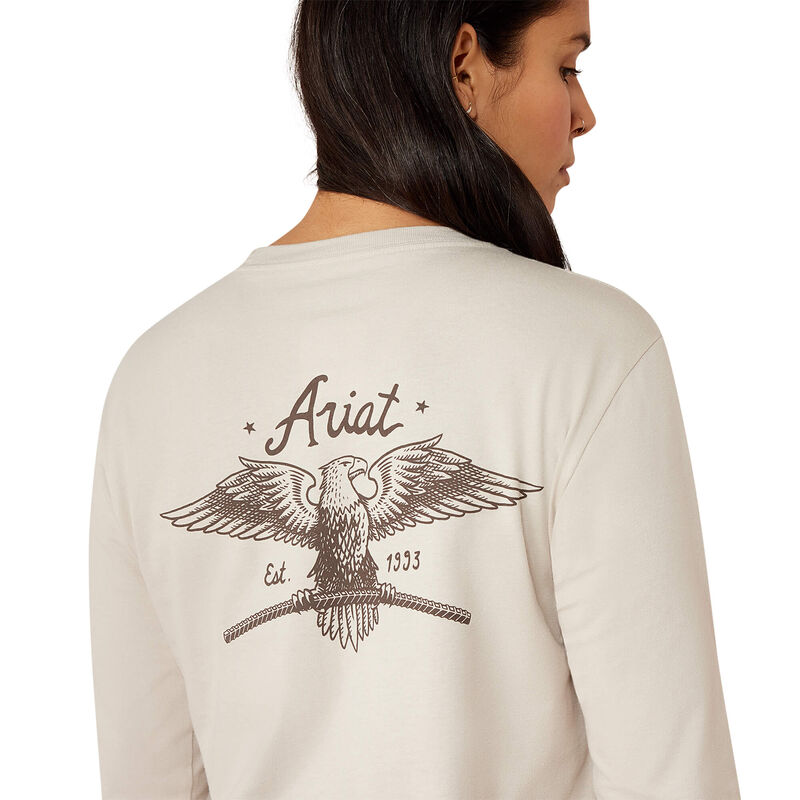 Rebar Cotton Strong Flying Eagle Long Sleeve T-Shirt 01