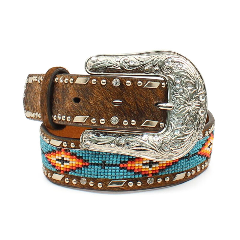 Southwest Beaded Hair-On Belt | Ariat display picture 3