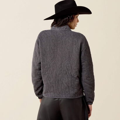 Boot Stitch 1/2 Zip Pullover Back
