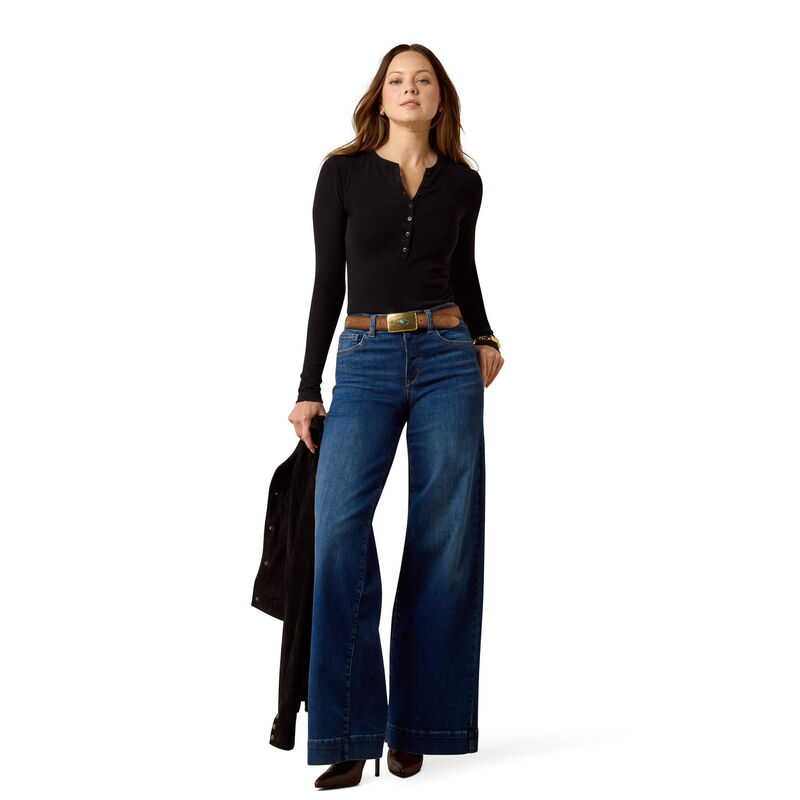 High Rise Revel Vilma Ultrastretch Wide Leg Jeans Full