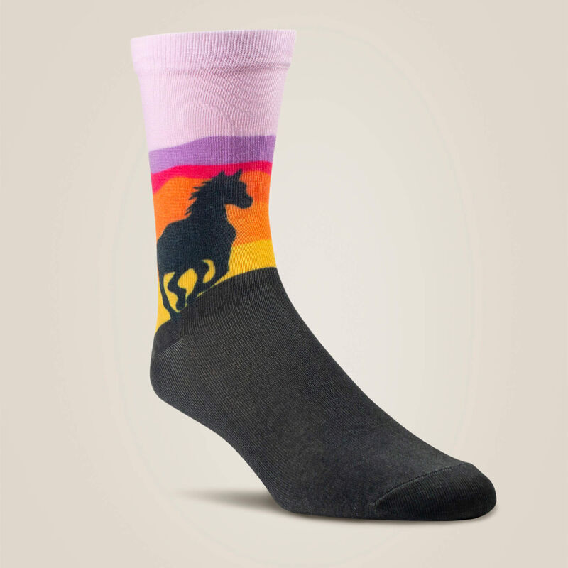 Into the Sunset Crew Sock
