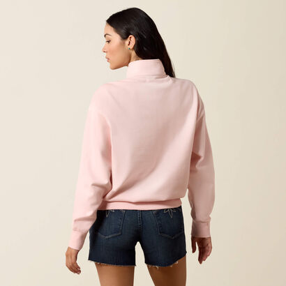 Holiday 1/2 Zip Sweatshirt Back