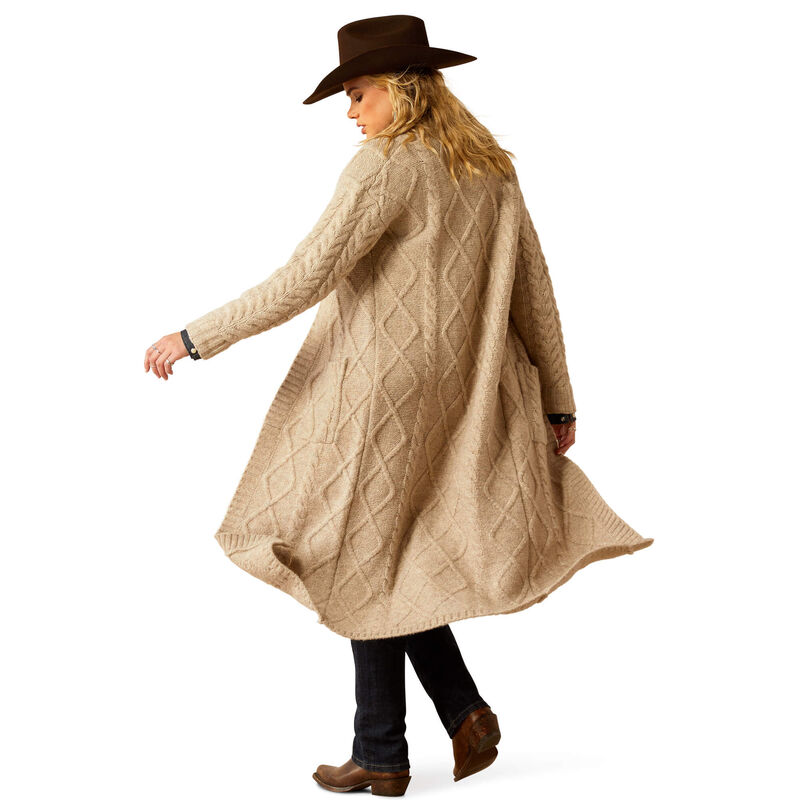 Yellowstone Cozy Fair Cardigan Sweater Back