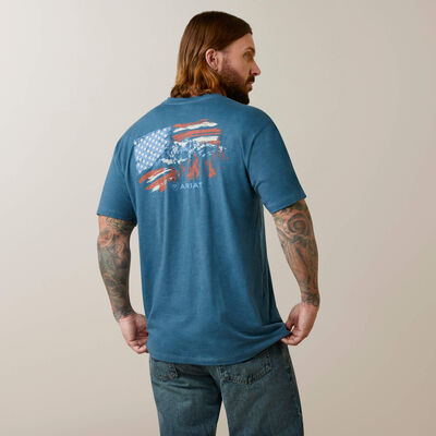Ariat Mountain Flag T-Shirt