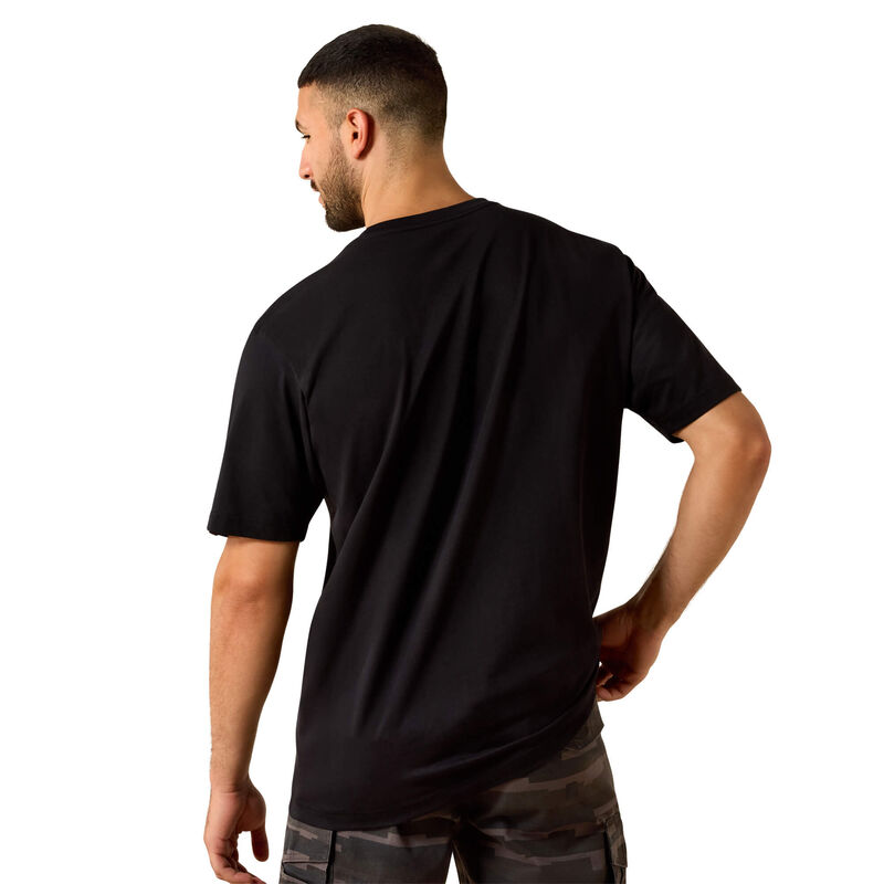 Rebar Cotton Strong Duct Logo T-Shirt Back