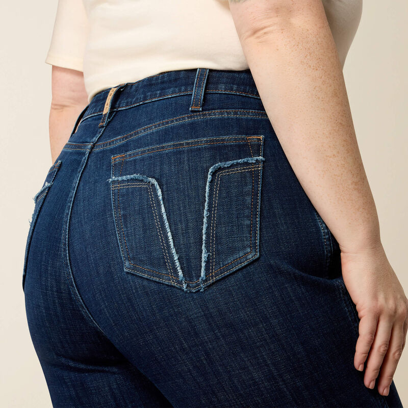 High Rise Avani Slim Trouser Jeans 01 Plus