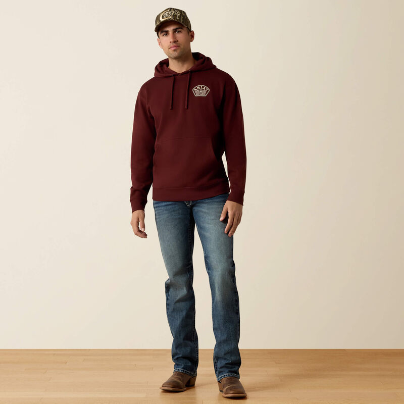 Ariat Roped Out Desert Badge Hoodie Full
