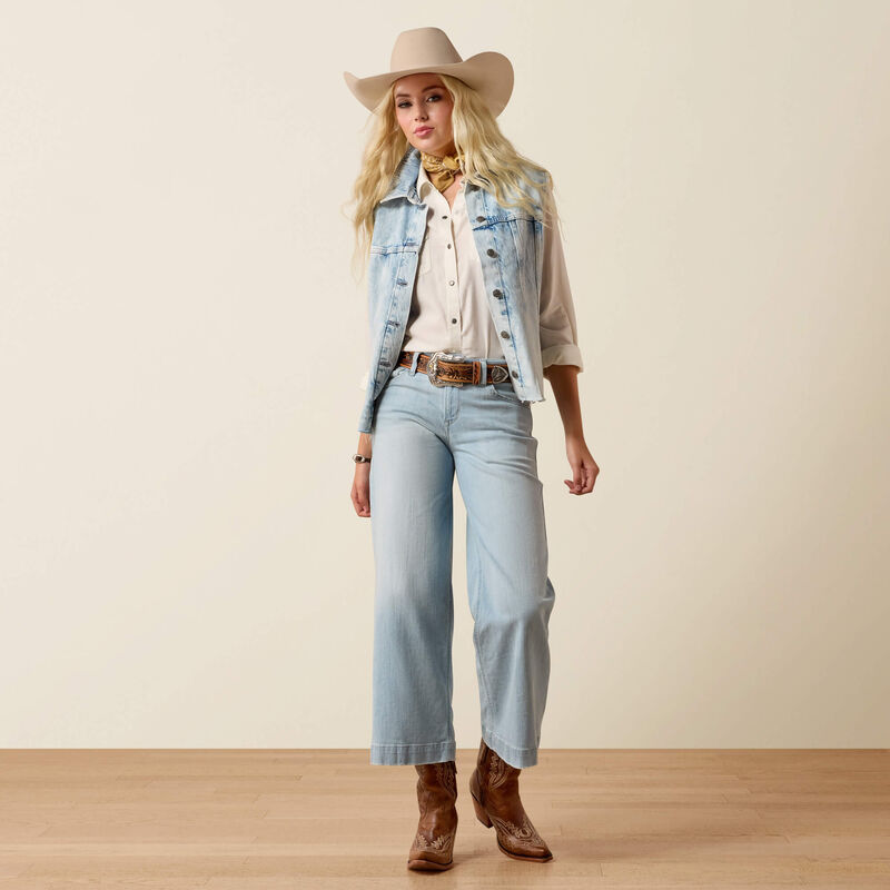 Perfect Rise Clare Wide Leg Crop Jeans Full