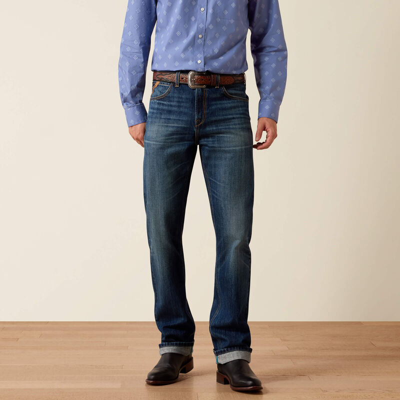 M7 Slim Adam Classic Rise Straight Leg Jeans Front