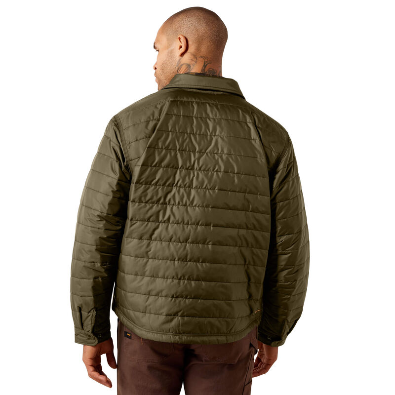 Rebar Cordura Ripstop Lightweight Insulated Shirt Jacket Back