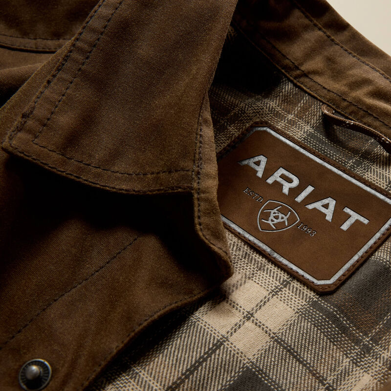 Waxed Cotton Shirt Jacket 04