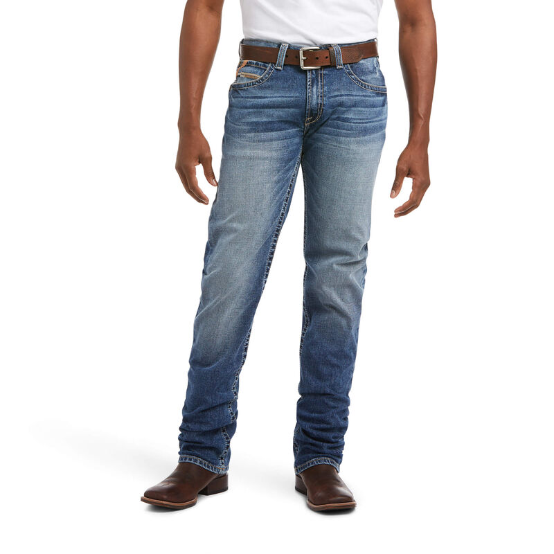 M4 Low Rise Stretch Longspur Stackable Straight Leg Jean | Ariat