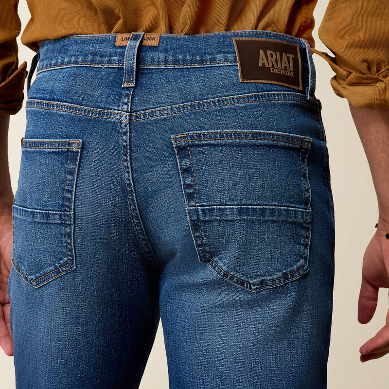 M7 Slim Grizzly Classic Rise Straight Leg Jeans Back