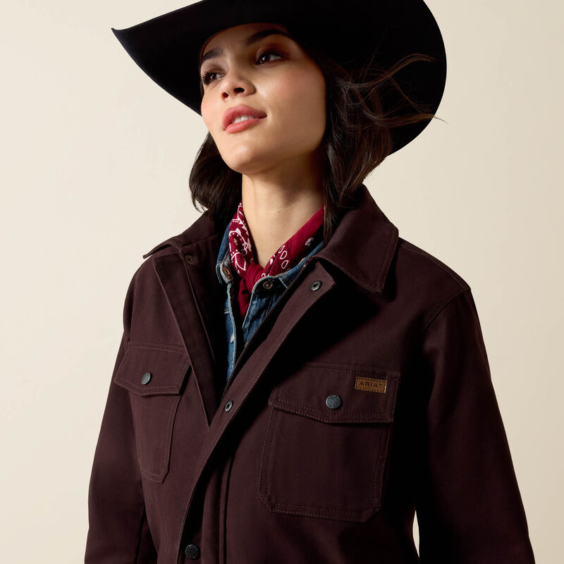 Western Canvas Chore Jacket 01