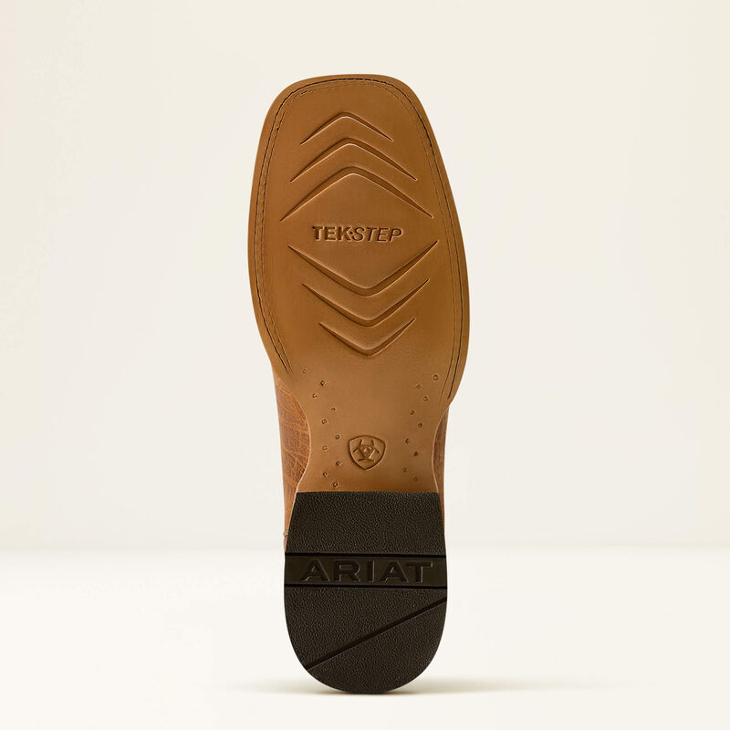 Gritstone Wide Square Toe Cowboy Boot Sole