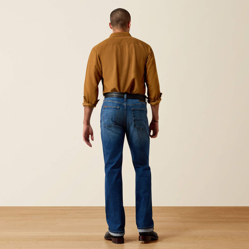 M7 Slim Grizzly Classic Rise Straight Leg Jeans 01