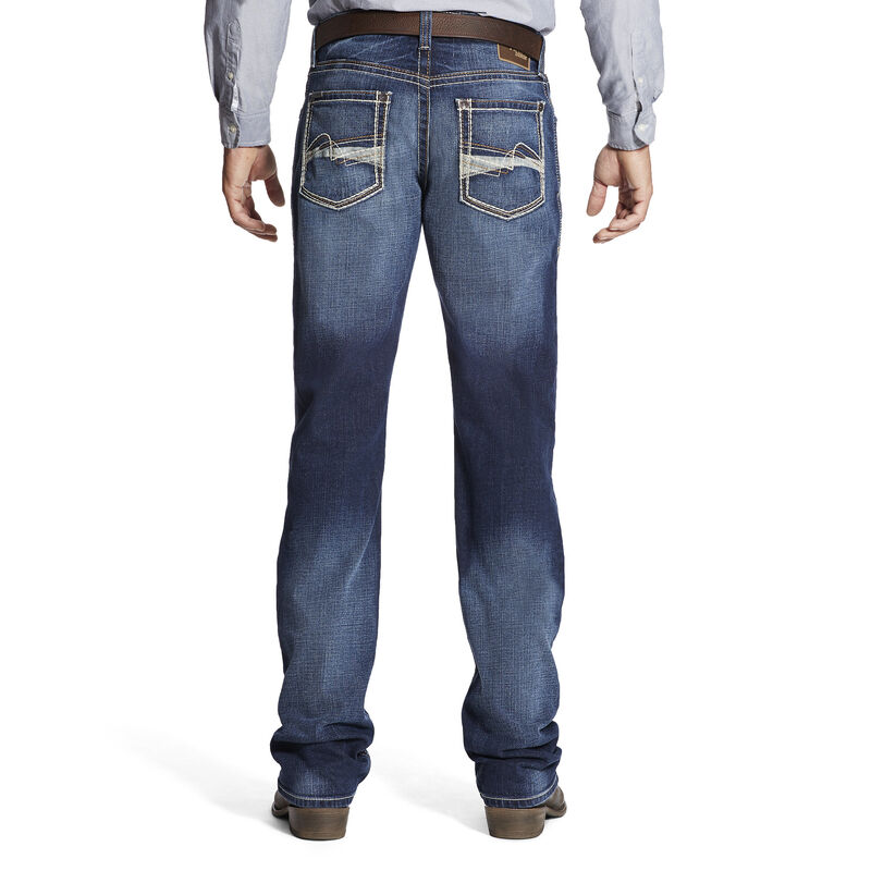 M4 Low Rise Whitewashed Boot Cut Jean