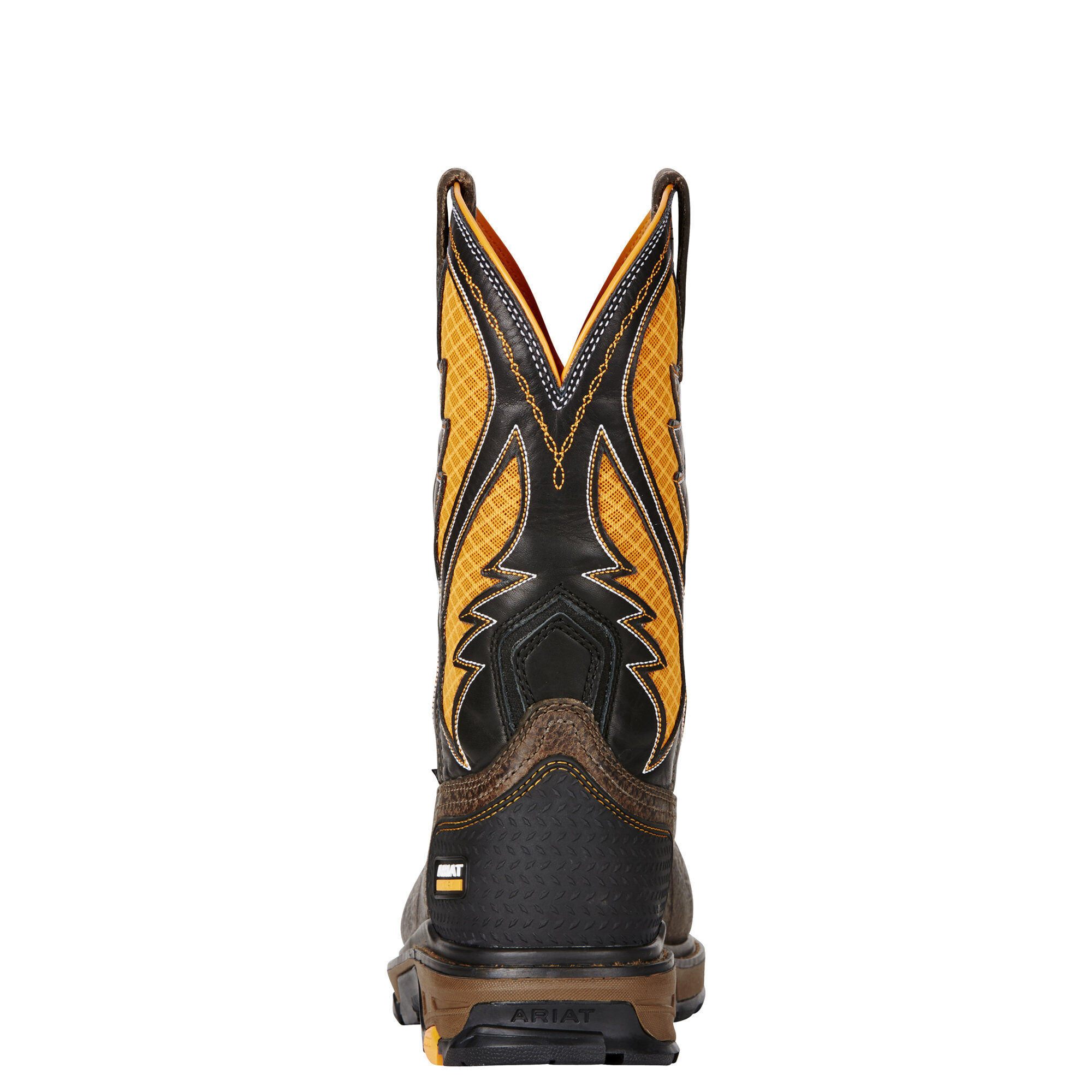 Ariat 10023042 Intrepid VentTEK Square Safety Toe 11" Orange Wellington Boots