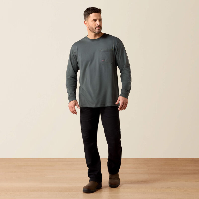 Rebar Workman Bolt Skull T-Shirt Full