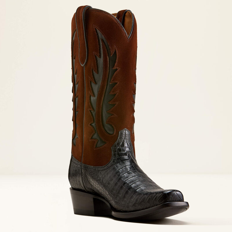 Bench Made Calder Square Toe Western Boot Medial