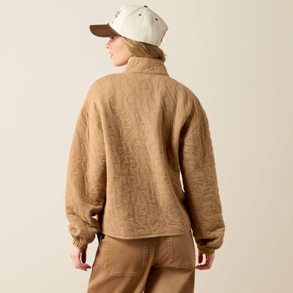 Boot Stitch 1/2 Zip Pullover Back