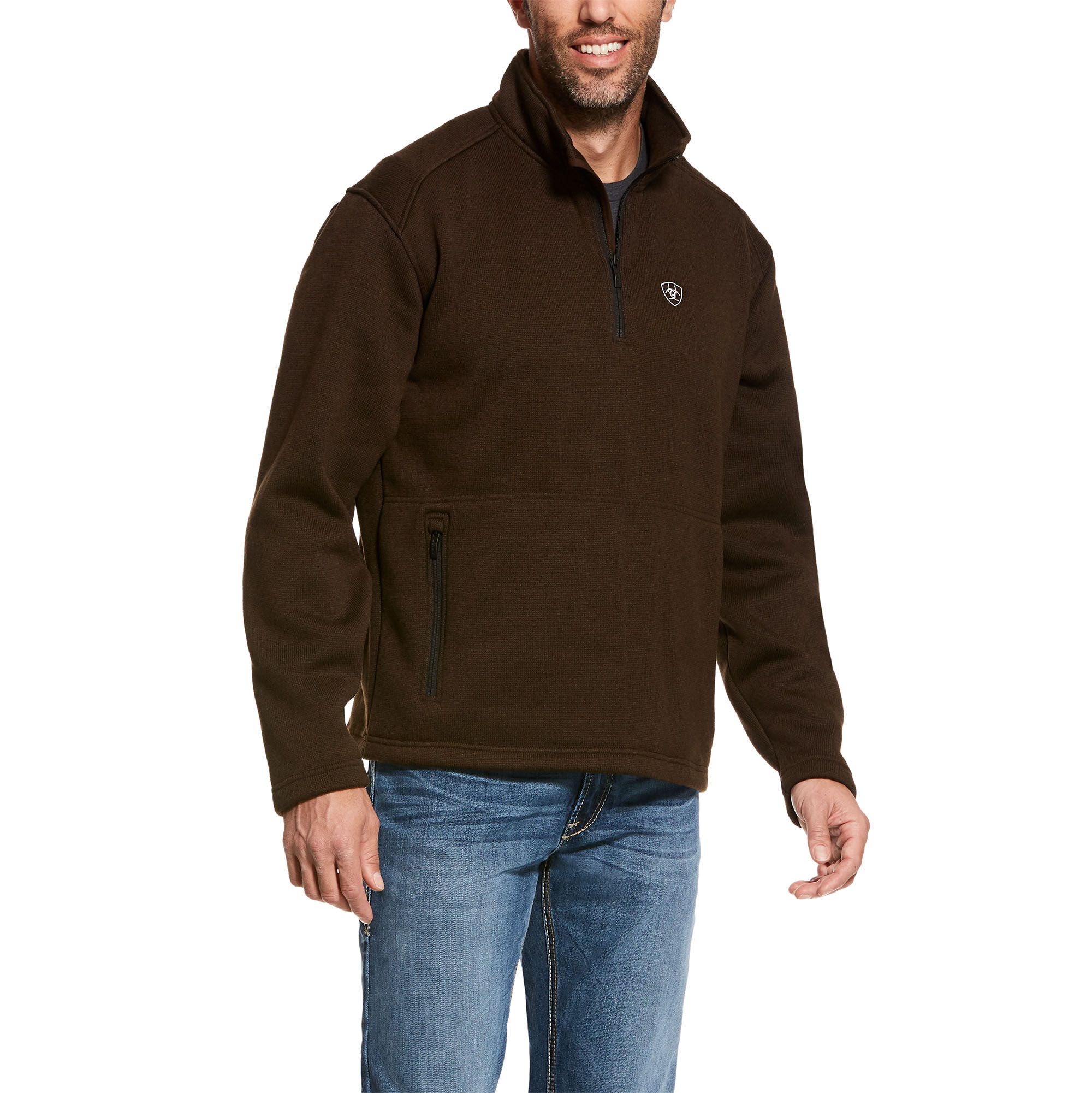 Men's Long Sleeve Caldwell 1/4 Zip Fleece Pullover in