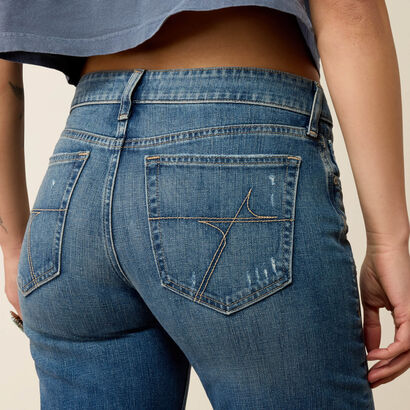 Perfect Rise Petra Flipside Wide Leg Jeans Back