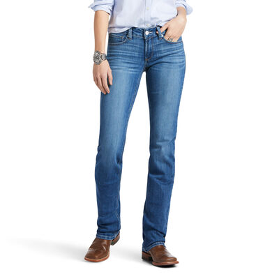 R.E.A.L. Mid Rise Arrow Fit Catherine Straight Jean