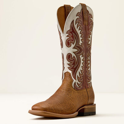 Gritstone Wide Square Toe Cowboy Boot 3-4 Front