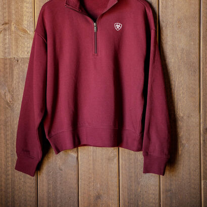 Holiday 1/2 Zip Sweatshirt Lifestyle