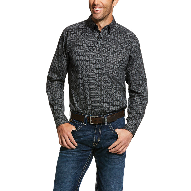 Hopkinton Print Stretch Fitted Shirt